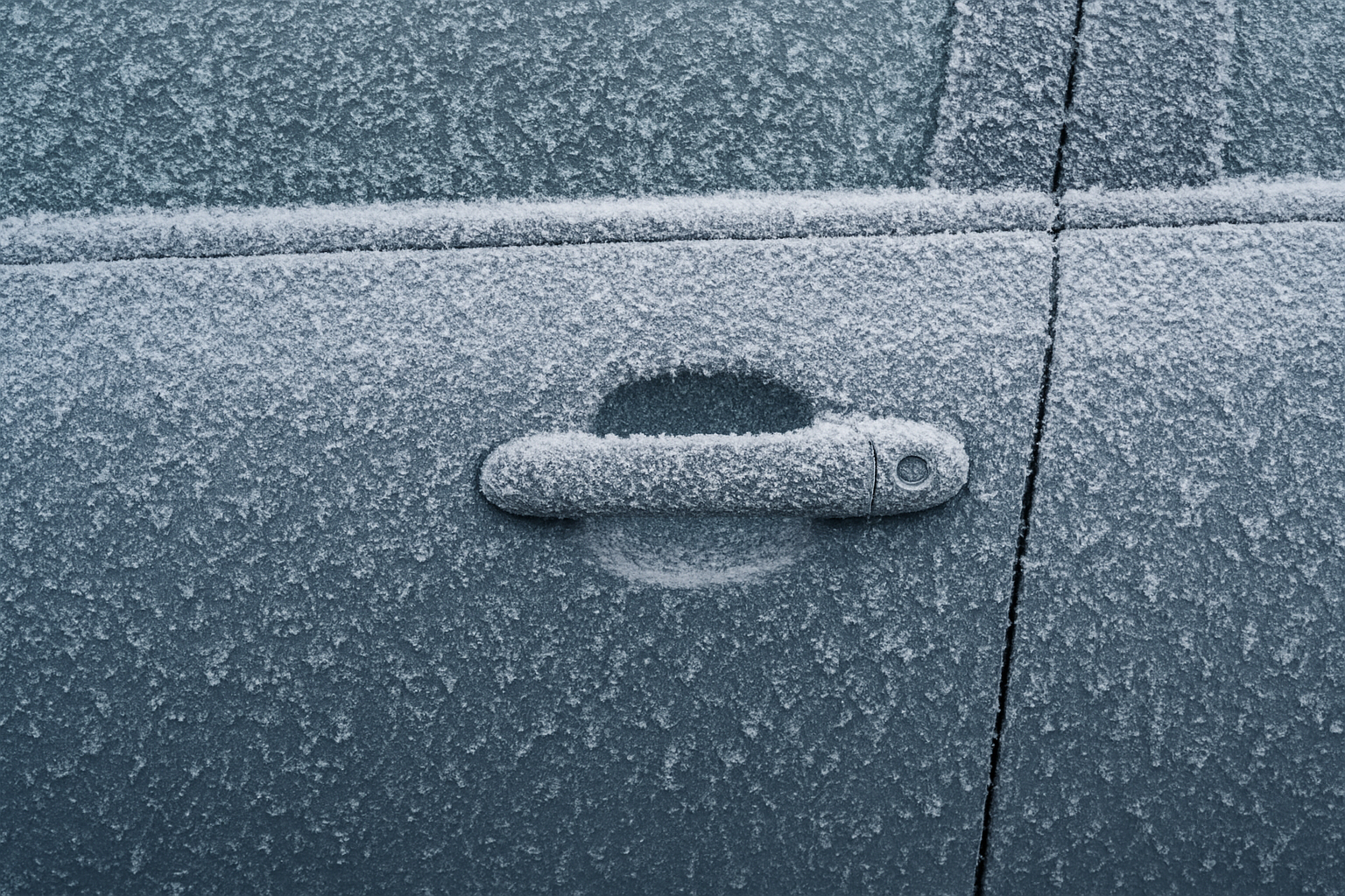 Frozen Vehicle Door