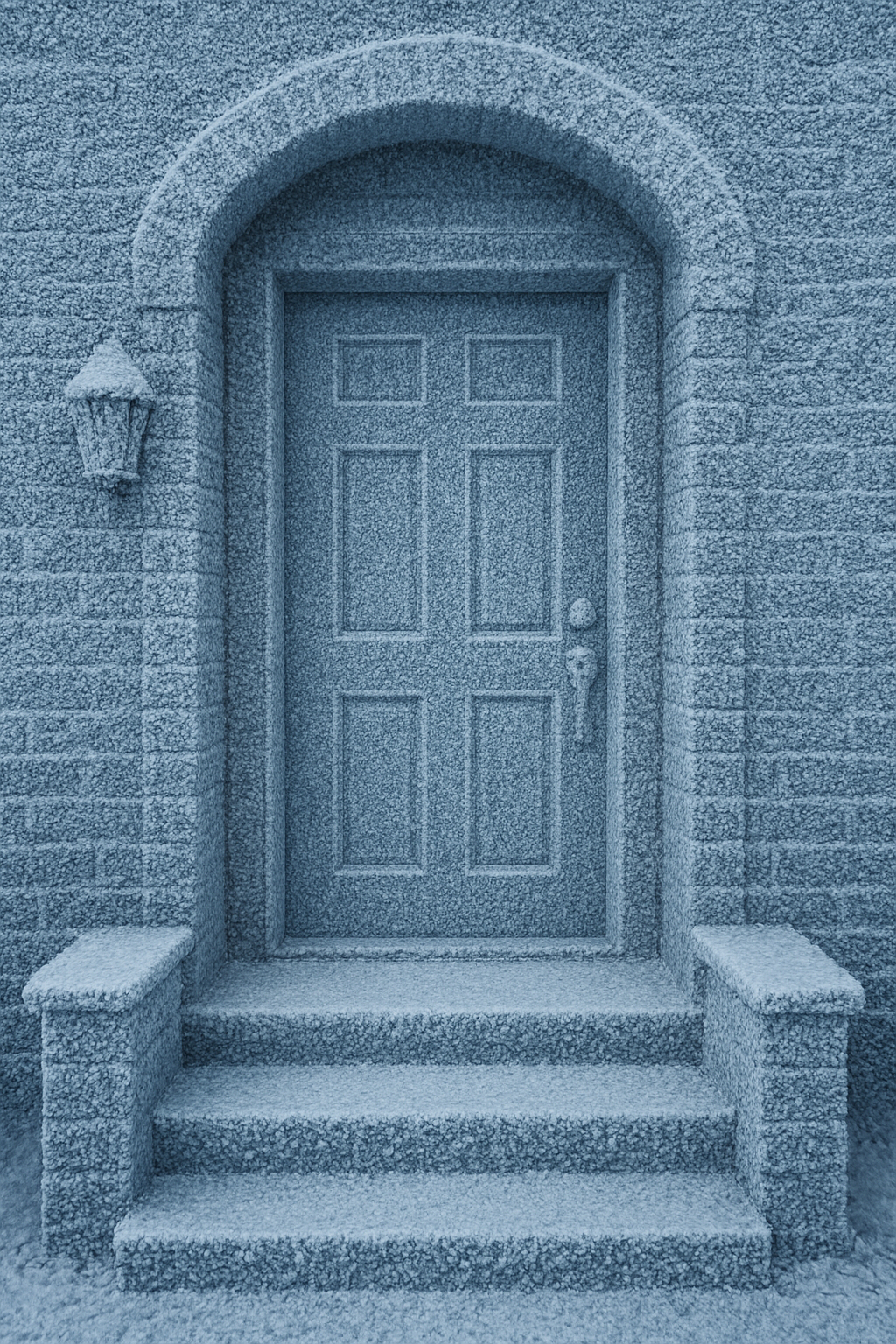 Frozen Home Entrance